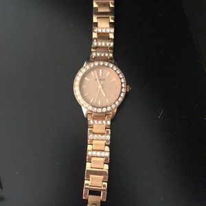 Rose Gold fossil watch
